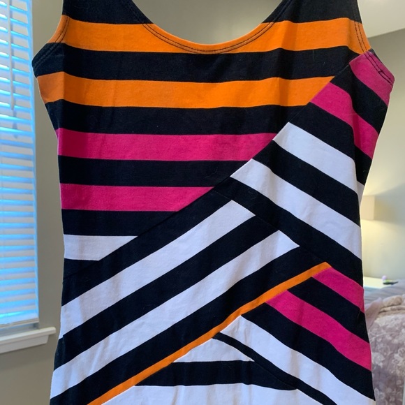 Multi-colored strip bodycon dress - Picture 3 of 3